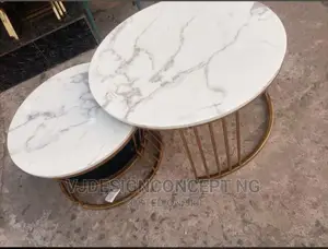 2 in 1 Center Table With Mable Top