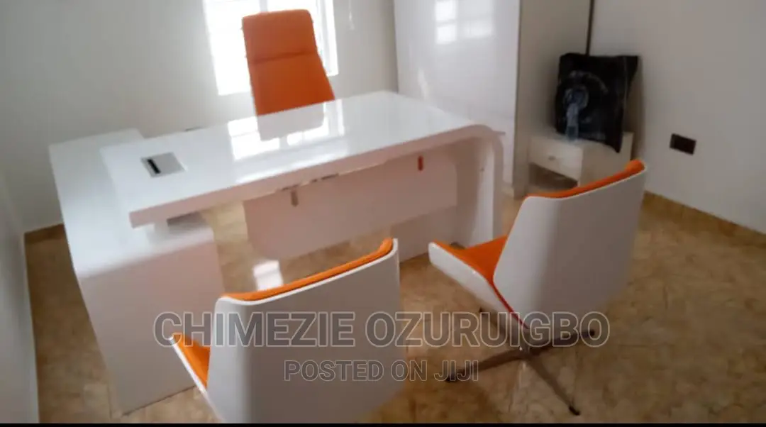 1.8 Meters White Executive Table