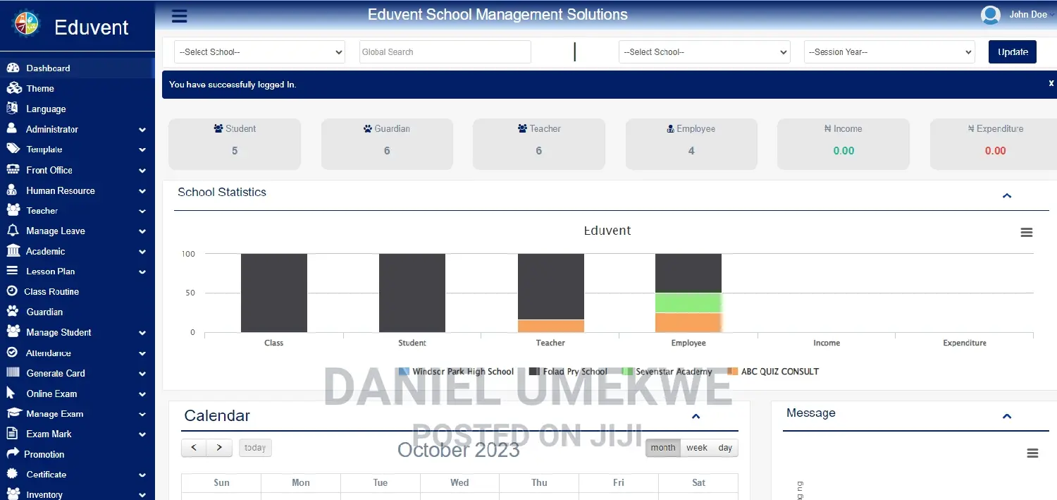 Get a Free School Management System