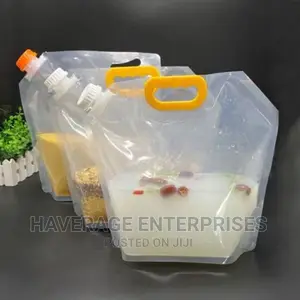 Plastic Liquid Packaging Pouch-10 Pieces- 1.5l- 2.5l 5l