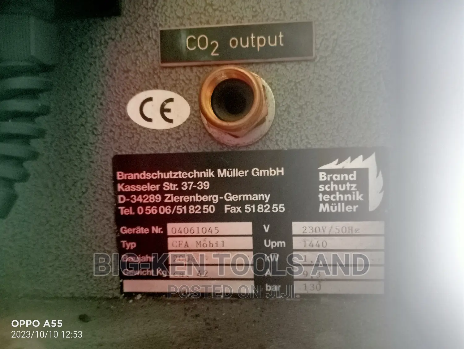 Co2 Extinguisher Refiller Machine
