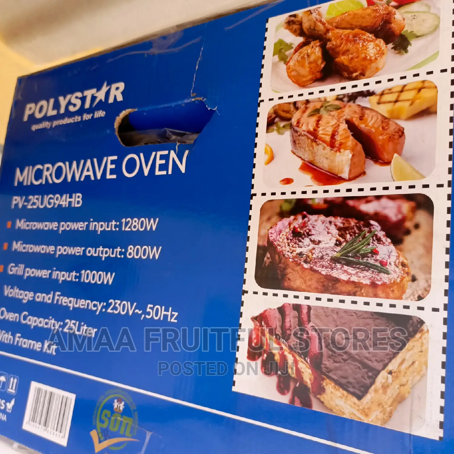 Polystar Built-in Microwave 25liters