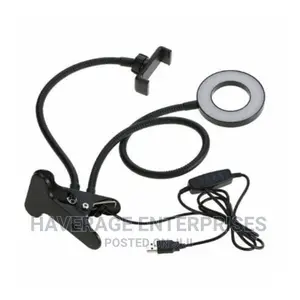 Professional Live Streaming Ring Light + Cell Phone Holder