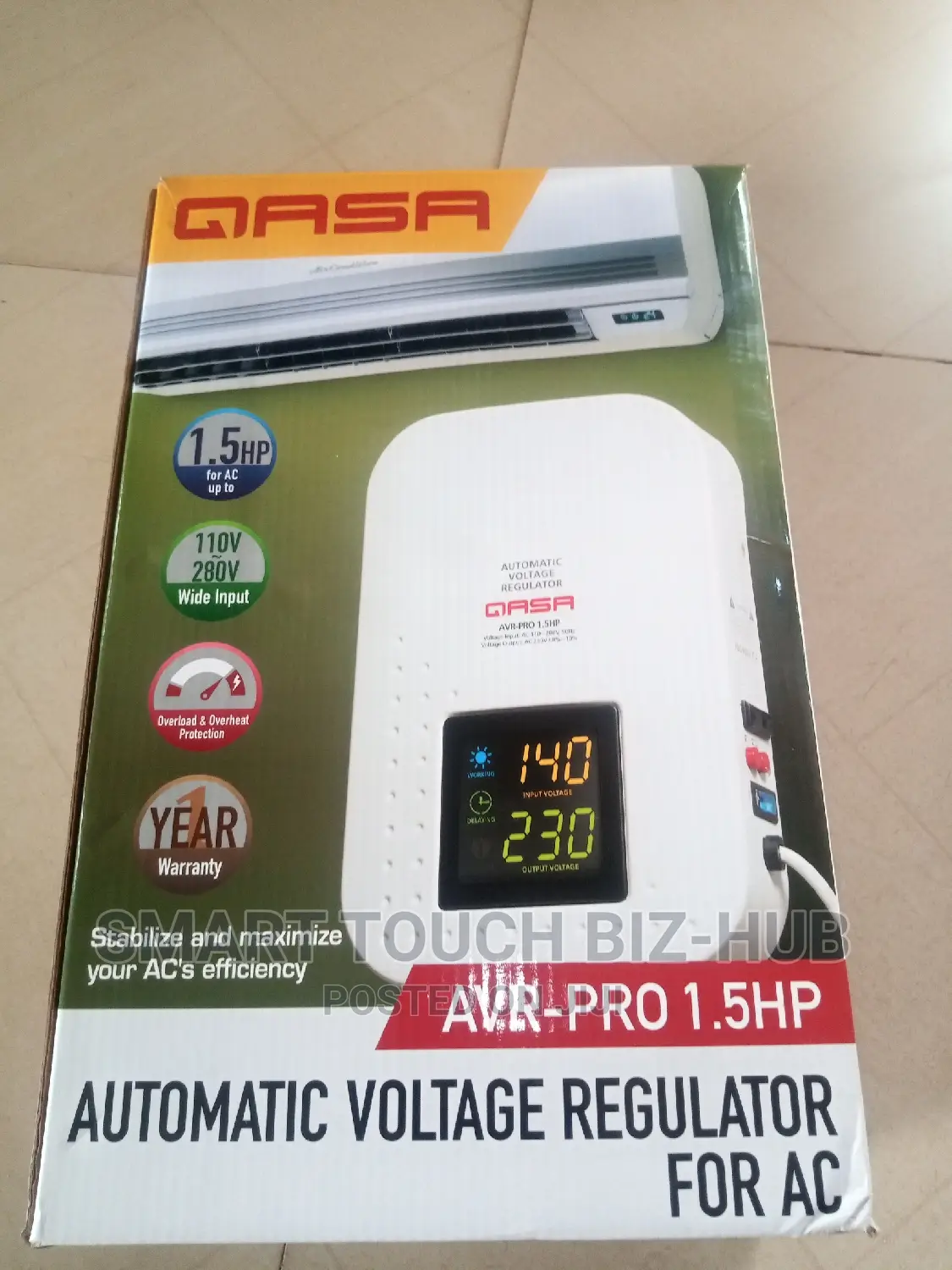 Qasa 2kva Voltage Stabilizer Wall Mount