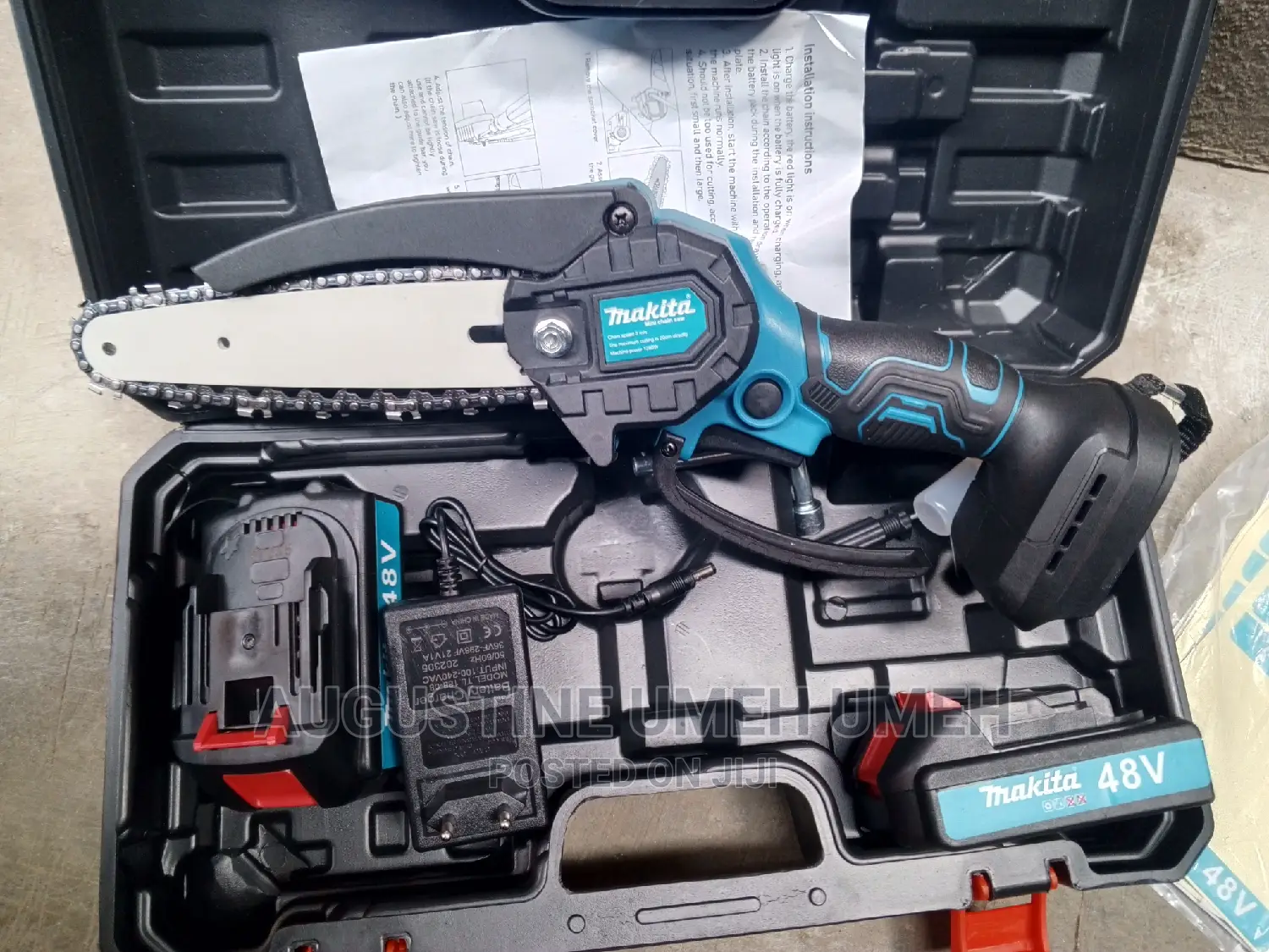 Battery Chainsaw Machine