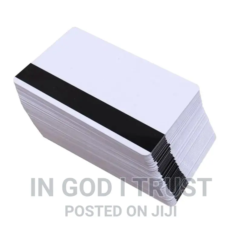 50PCS High Resistance Blank PVC Magnetic Stripe Card