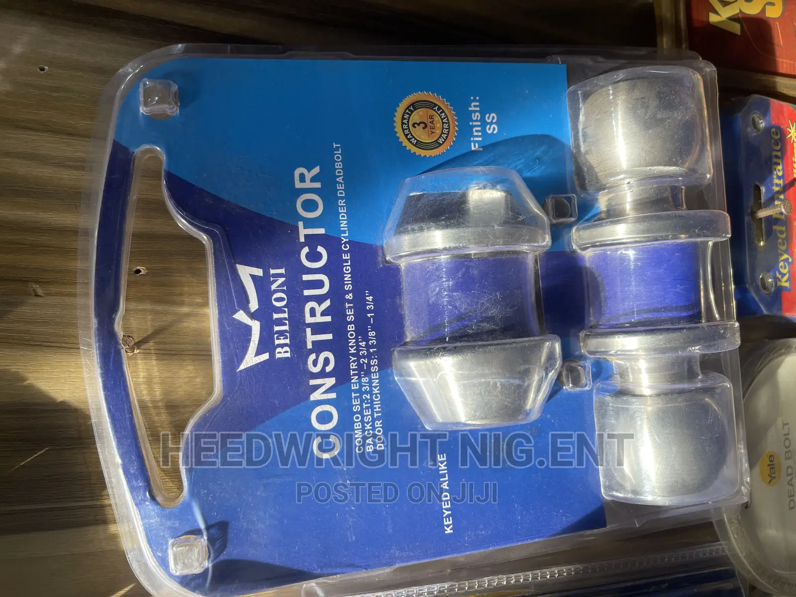 Entry Knobset Single Deadbolt