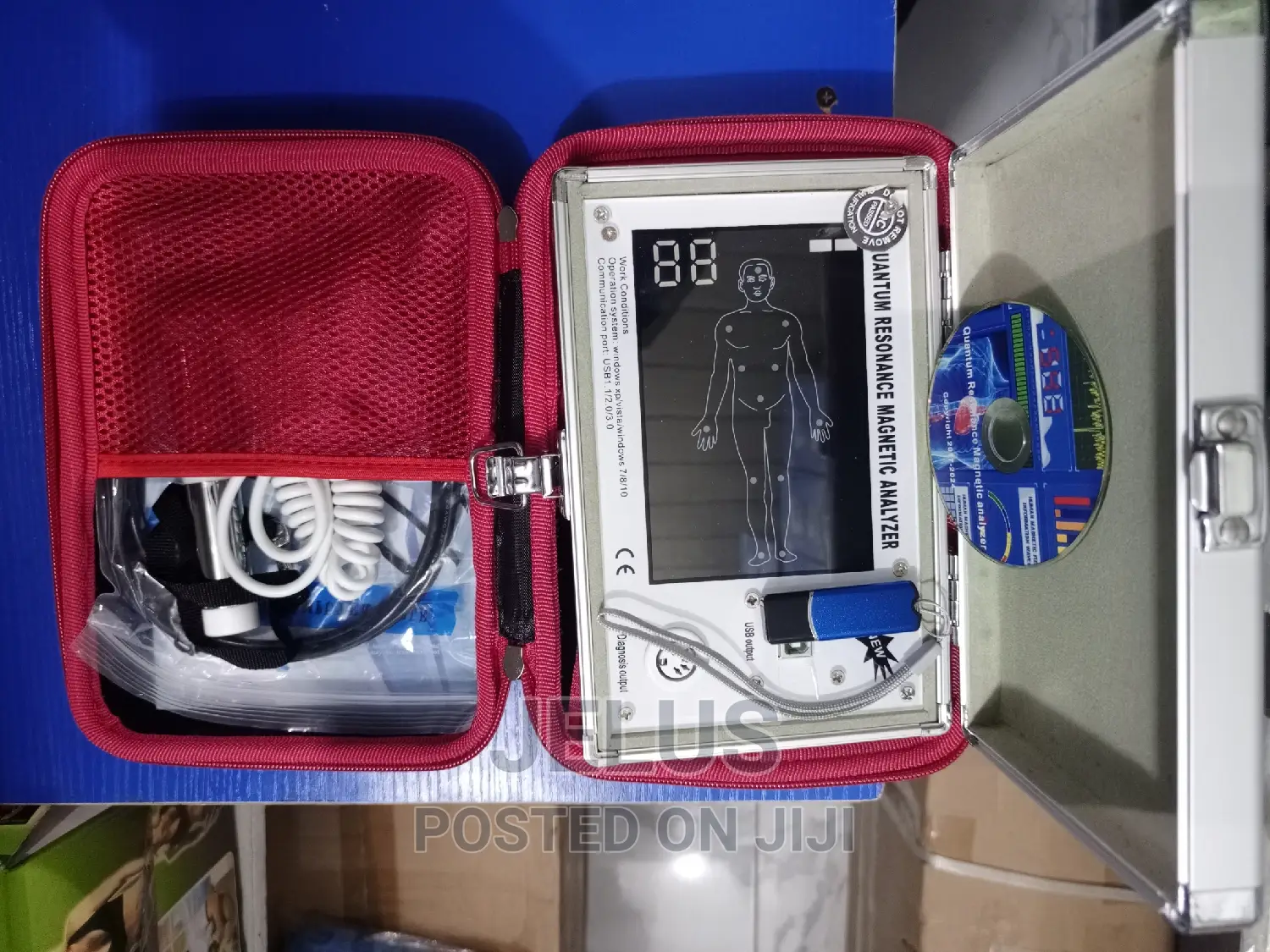 Quantum Resonance Magnetic Analyzer