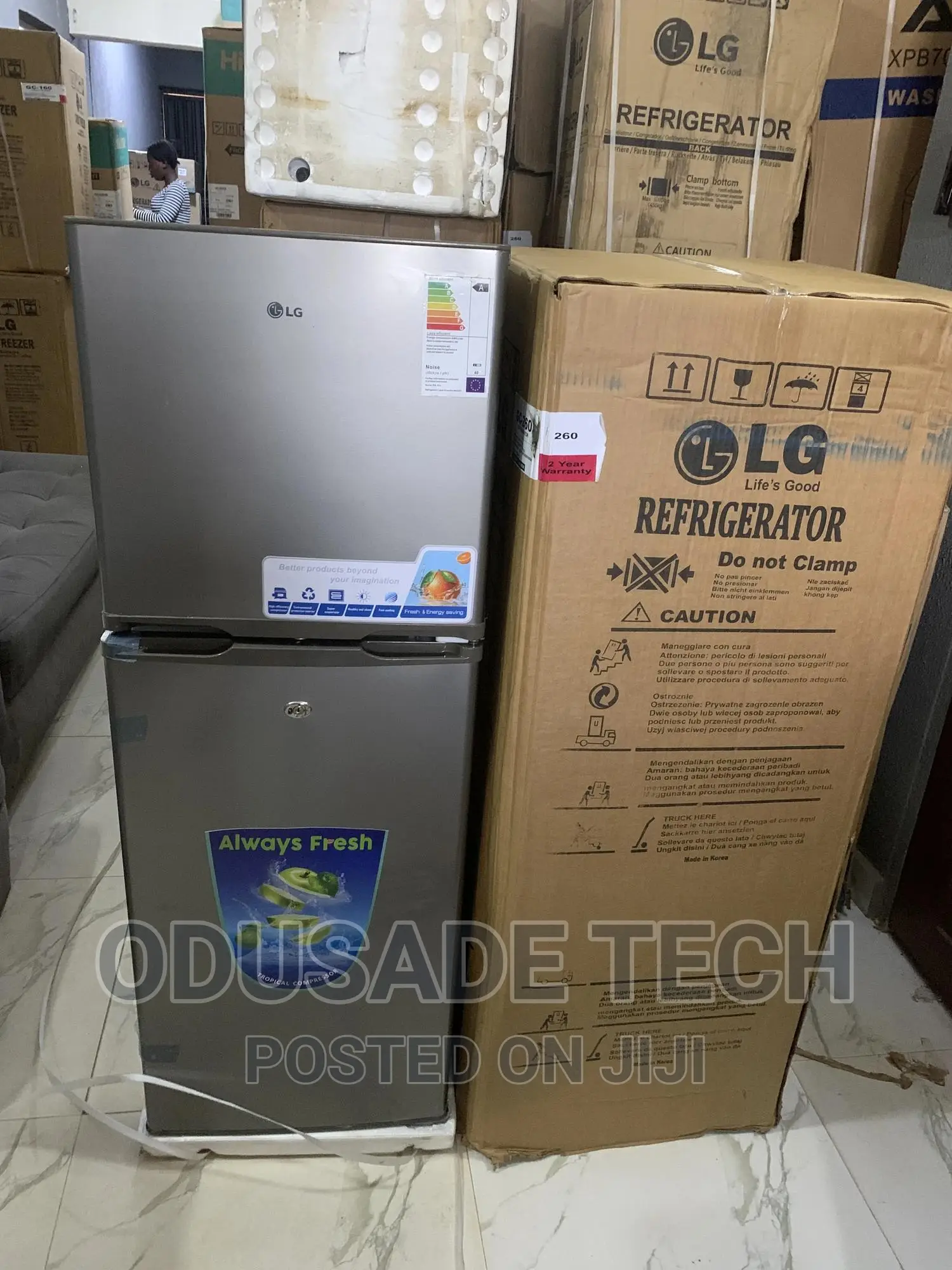 Original LG Double Door Refrigerator, GC-260.