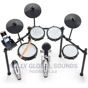 Alesis Nitro Mesh Kit Electric Drum Set With Pads, Bluetooth