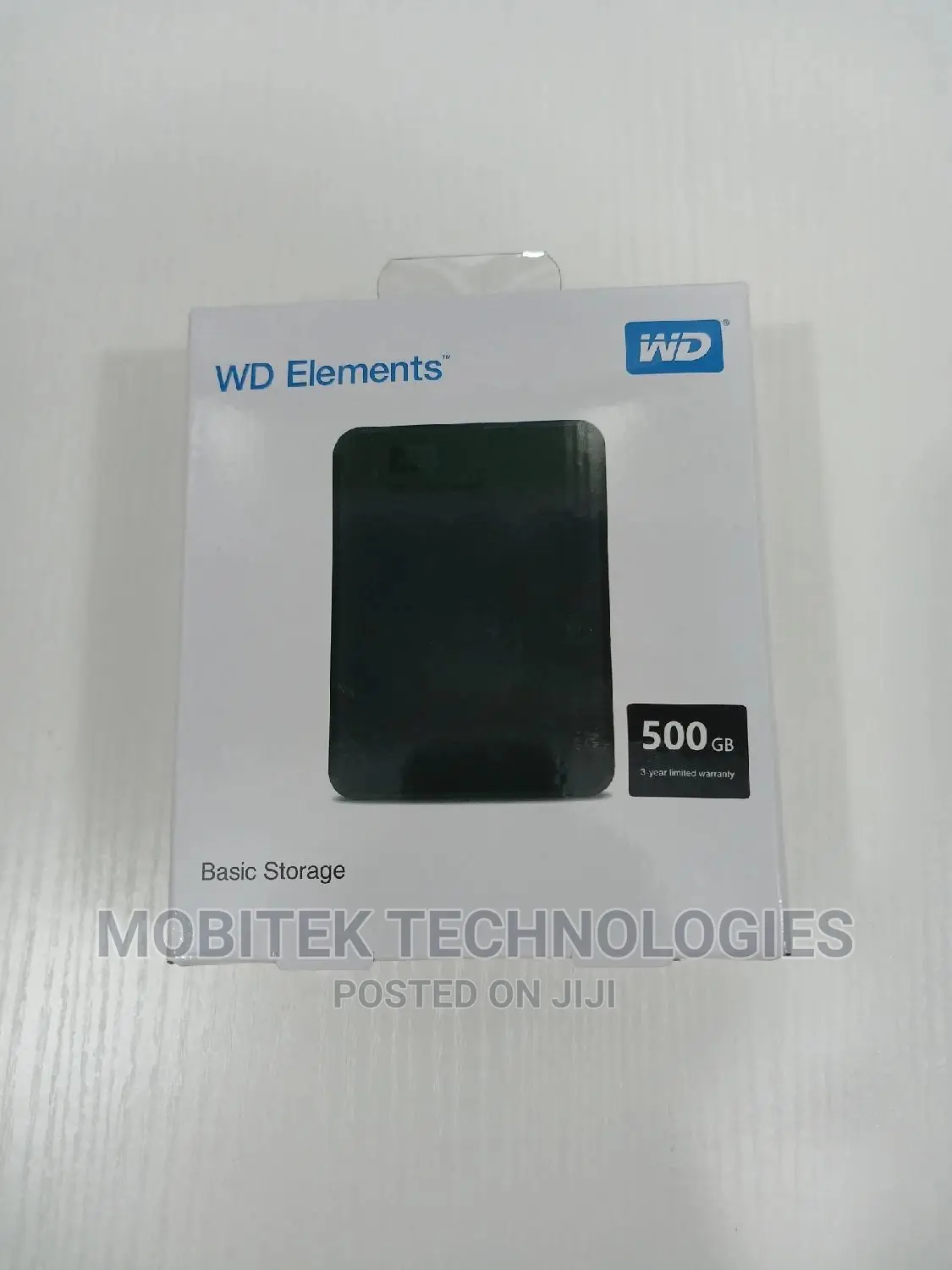 500GB WD Elements External Portable Storage Hard Drive
