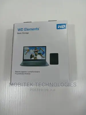 500GB WD Elements External Portable Storage Hard Drive