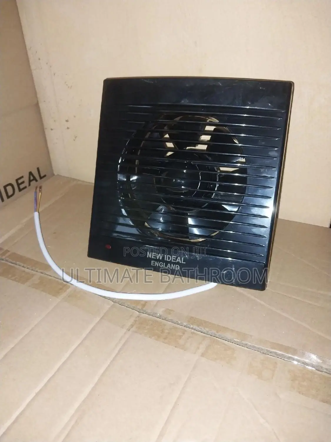 Black 6" Vent Fan