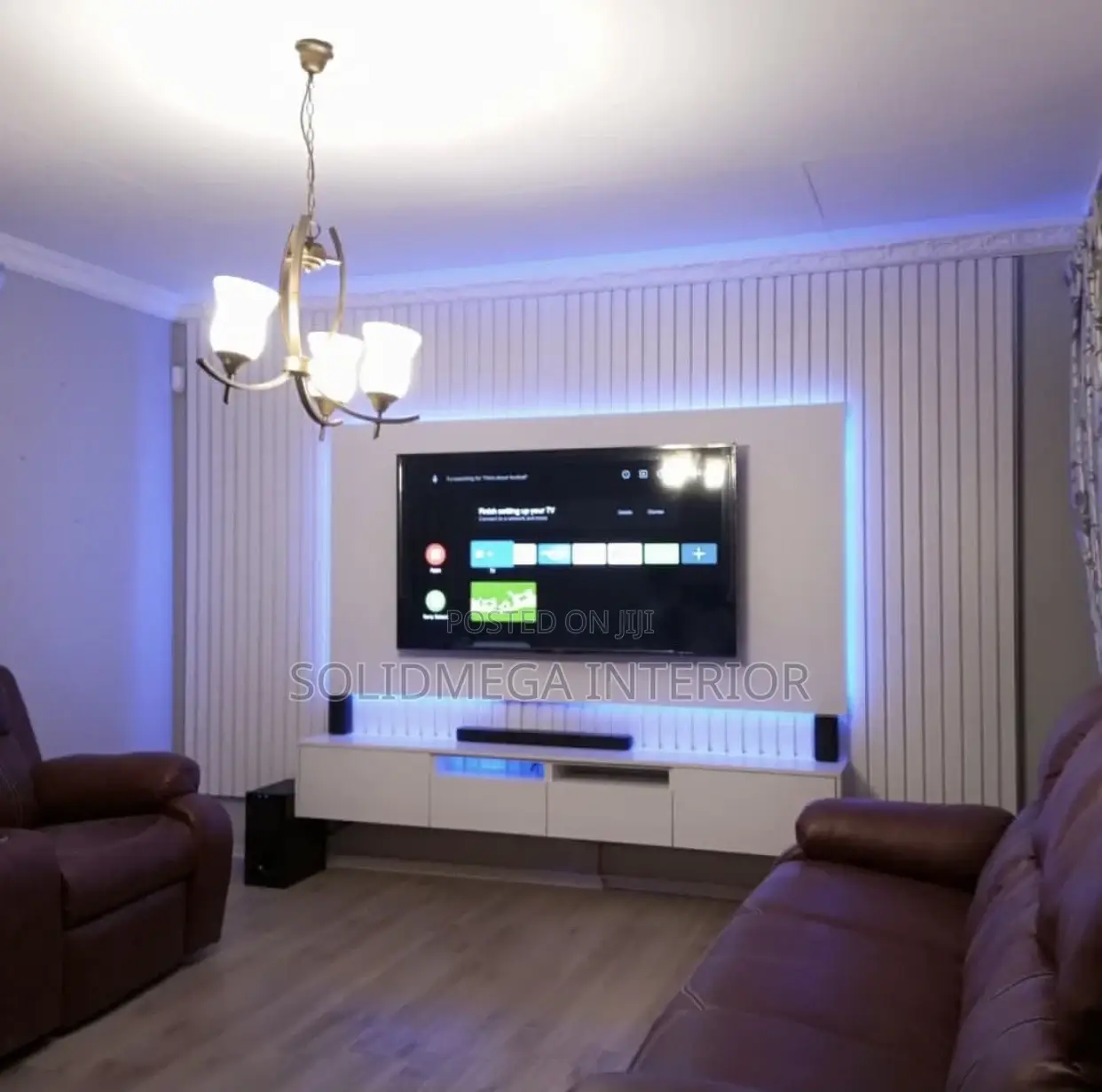 Solid Interior 12ft Tv Stand
