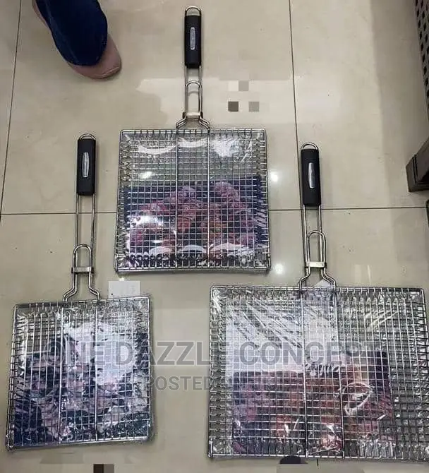 Stainless Square Grill Basket (One)