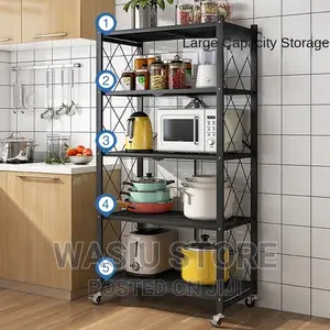Foldable Storage Rack - 5 Layers