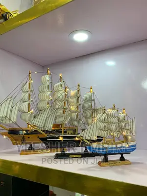 Sail Boat Decor With Light