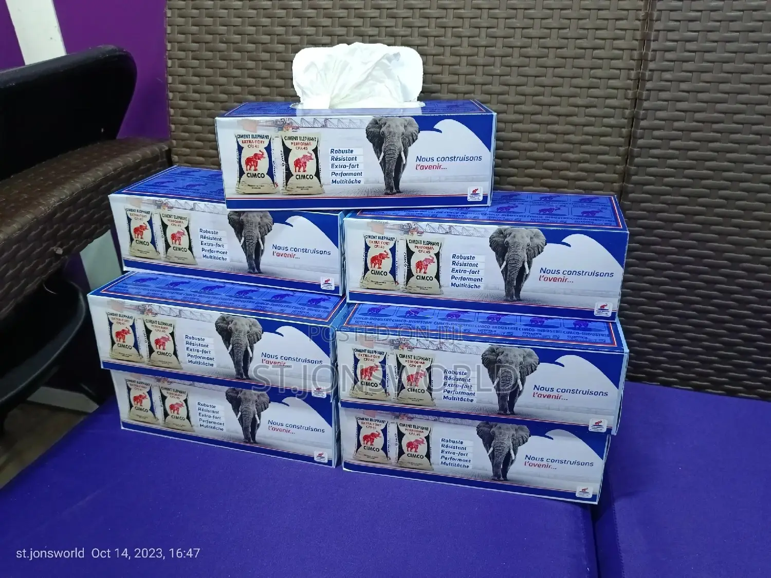 Tissue Box Branded