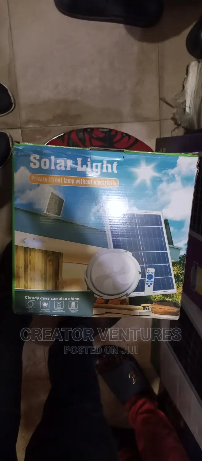 Solar DC Ceiling Light, 100watt, With the Panel