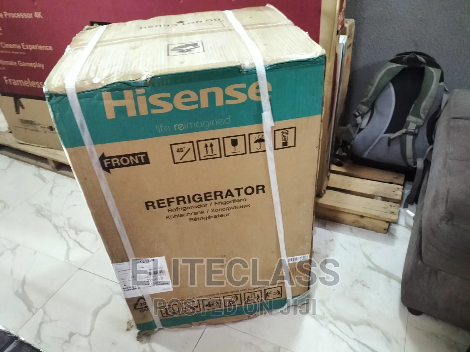 Quality Hisense 121 Litres Single Door Refrigerator (REF121D