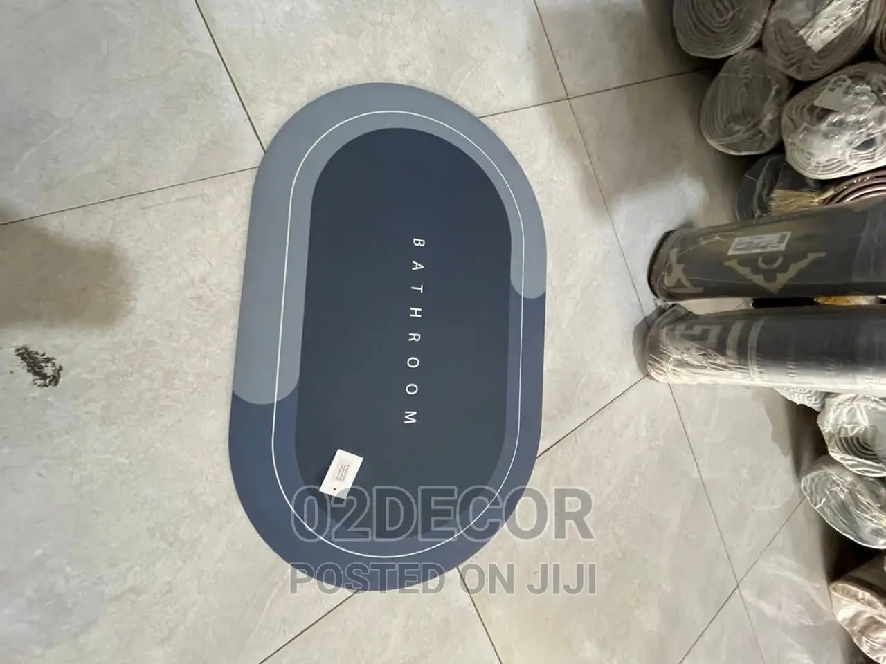 Half Moon Silicon Bathroom Mat