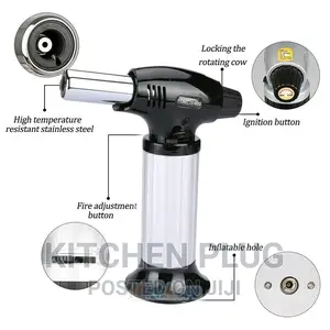 Refillable Butane Kitchen Torch Lighter, /Cigar Lighter