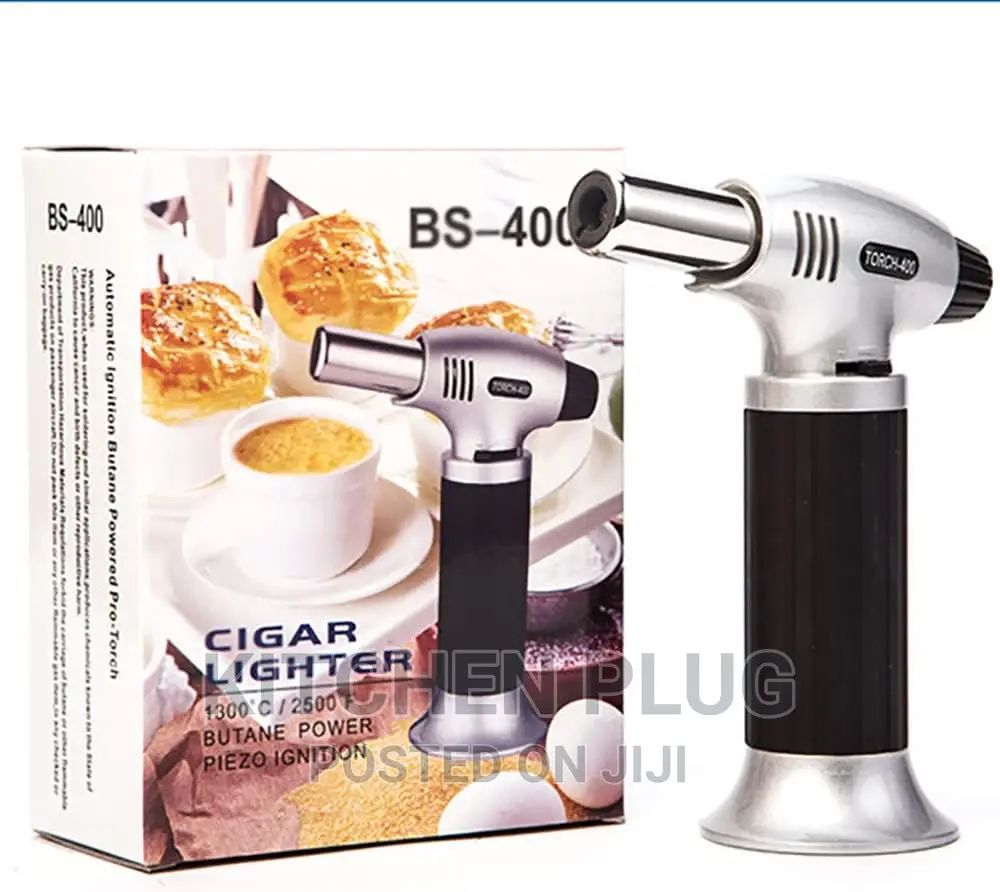 Refillable Butane Kitchen Torch Lighter, /Cigar Lighter