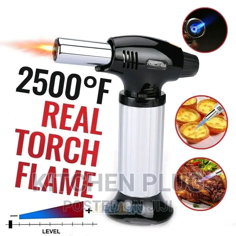 Refillable Butane Kitchen Torch Lighter, /Cigar Lighter