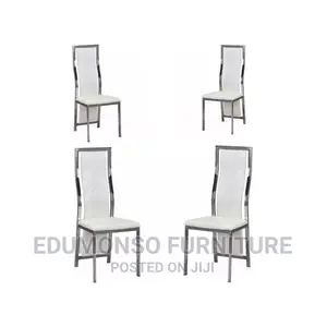 High Class Leather Dinning Chair With Stainless Steel