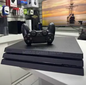 Playstation 4 Pro Console With All the Accessories Intact