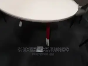 120 Cm White Round Meeting Table