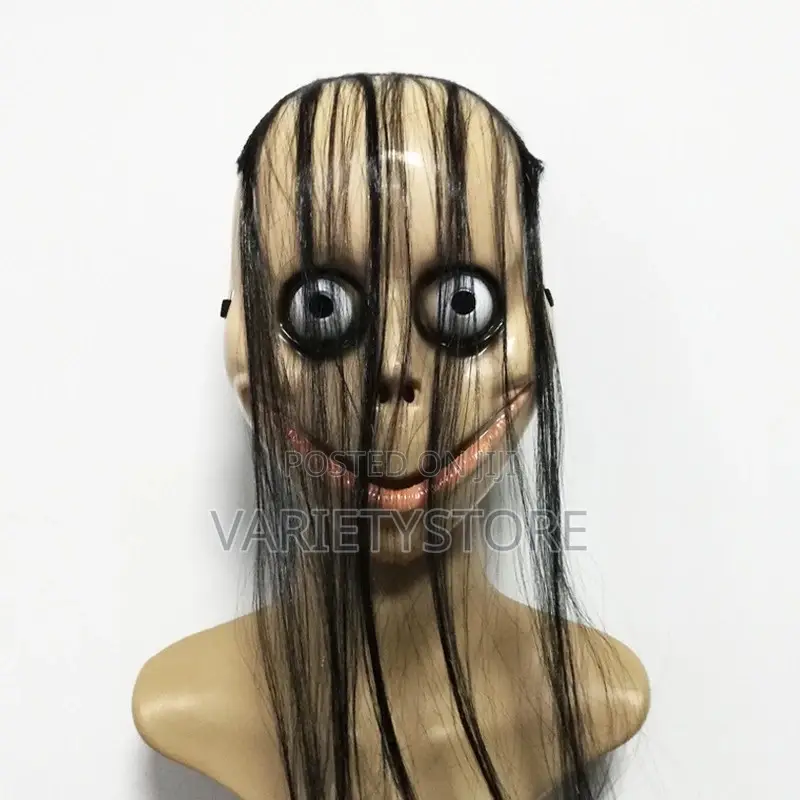 Cosplay Horror Momo Halloween Plastic Party Mask