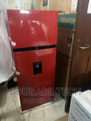 New Hisense 204L Double Door Dispenser Water [Red]