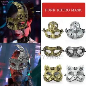 Fun Steampunk Mask Cool Mascara Unisex Halloween Masks Props