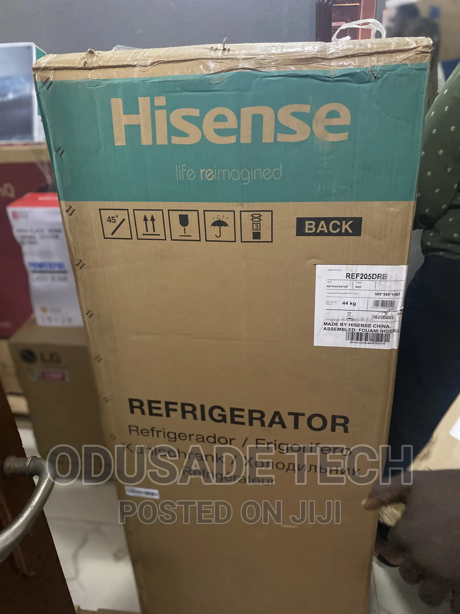 Ref205drb Hisense 204L Double Door Dispenser Water