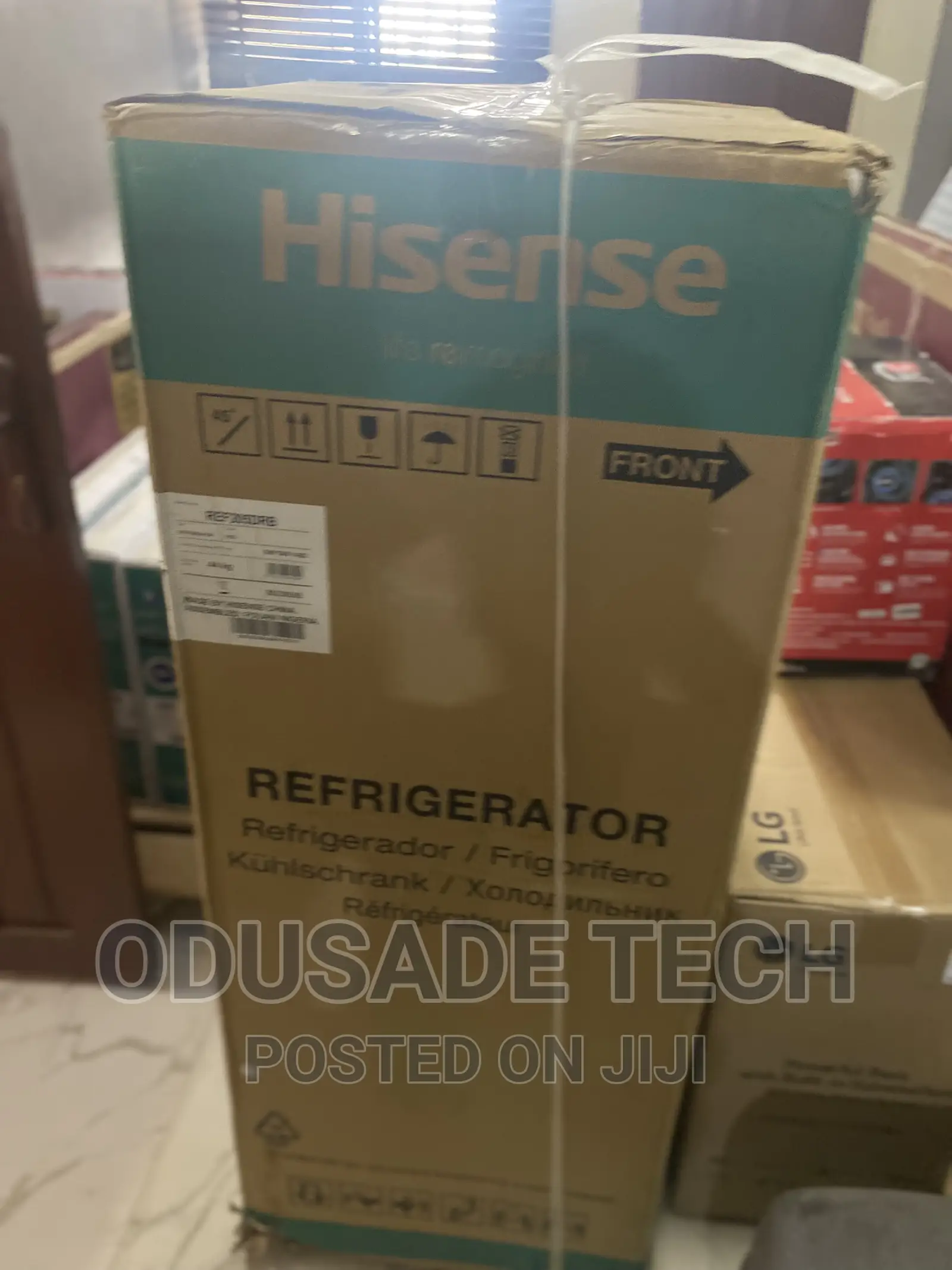 Hisense Red 204L Double Door Dispenser Water