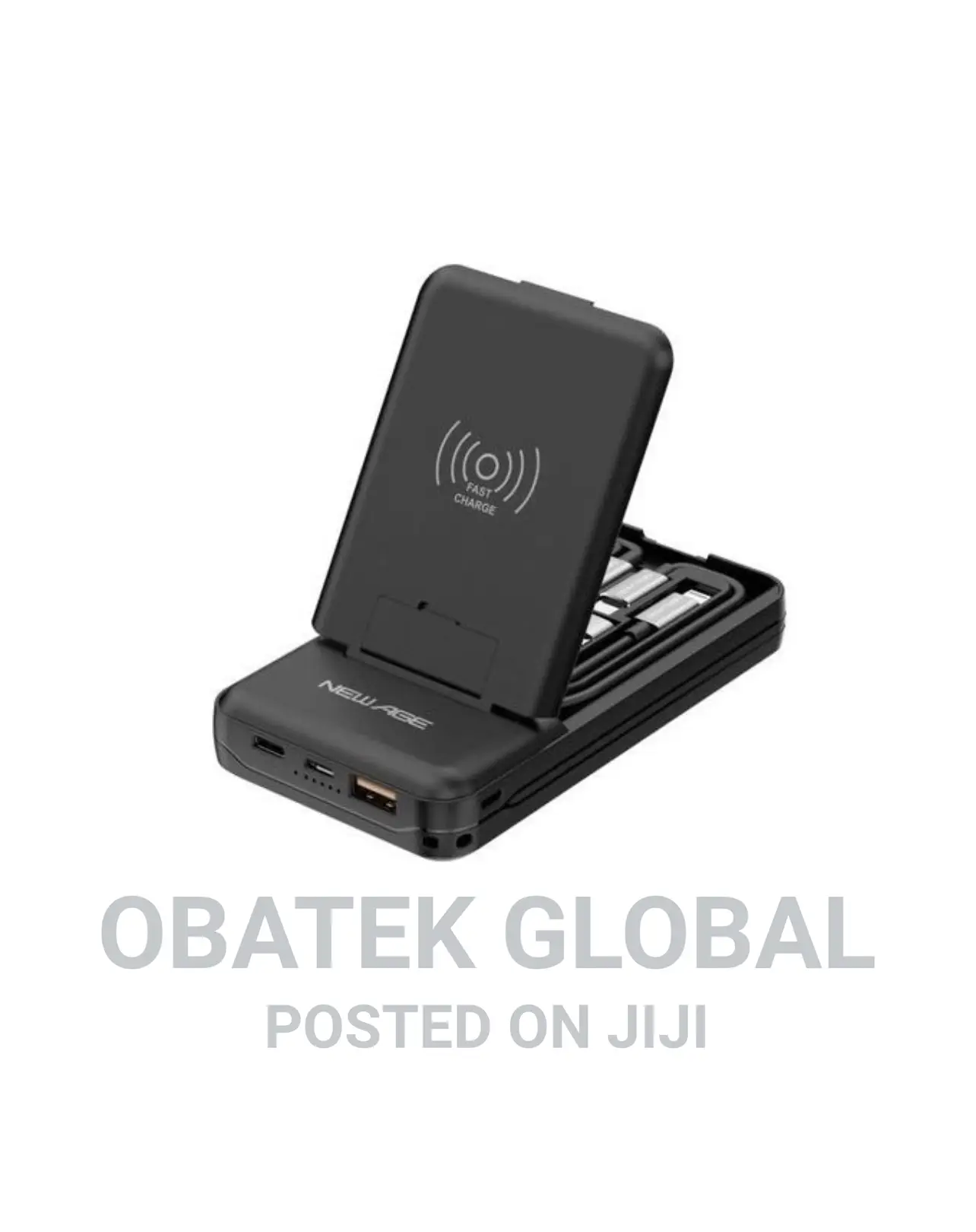 New Age 10000mah Wireless Charging Power Bank Obedient