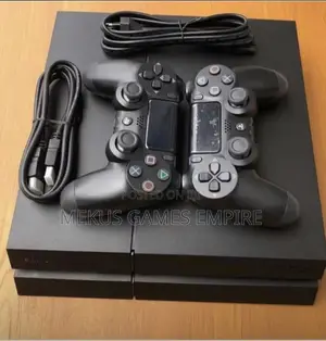 Ps4 + Extra Pad 9 Installed Game E.G Fifa25,Mk,Gta5 More
