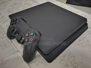 PS4 Slim + 9 Installed Games Both FIFA24,GTA5,MK, & More