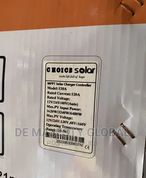 120A48V Choice MPPT Solar Charge Controller