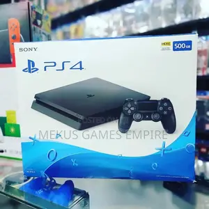 Ps4 Slim Console + 9 Installed Games Fifa25,Gta5,Mk More