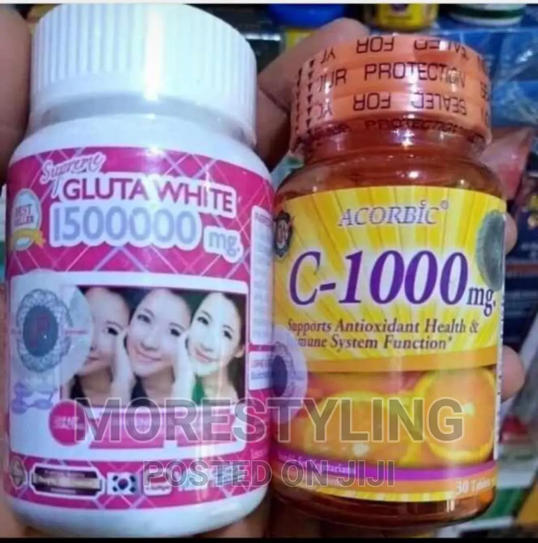 Gluta White and Vitamin C 1000mg