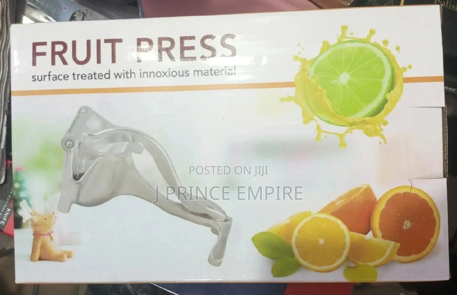 Manual Juice Squeezer Aluminum Alloy Hand Pressure Juicer
