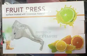 Manual Juice Squeezer Aluminum Alloy Hand Pressure Juicer