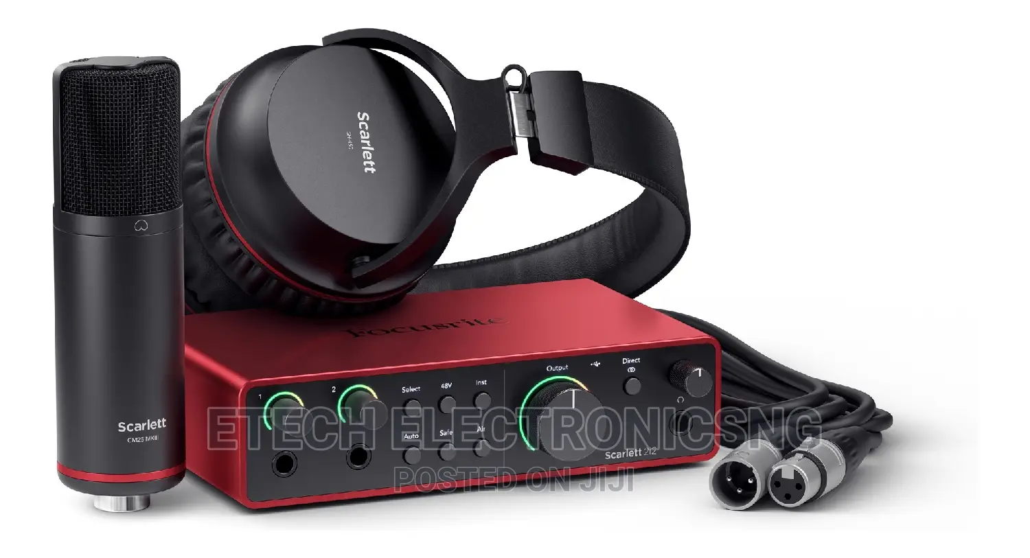 Focusrite Scarlett 2i2 Studio Double 4th Gen Usb Interface