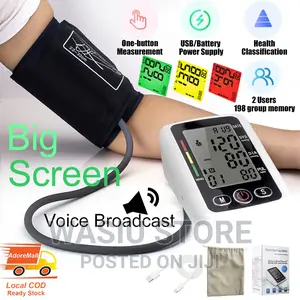 Electronic Blood Pressure Monitor With Voice Function