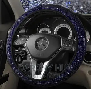 Glittering Rhinestone Steering Wheel Cover