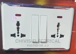 Ebil Uk 13a Double Socket Switch