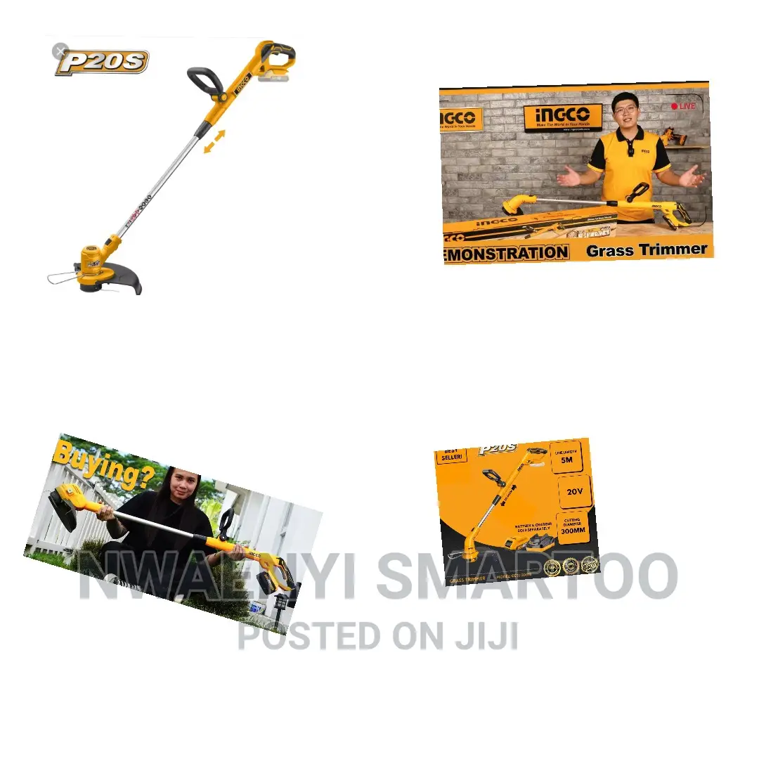 Original Ingco Battery Brush Cutter Machine