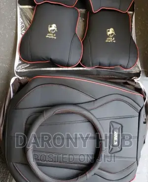 Top Exotic Leather Seat-Cover Cream/Black